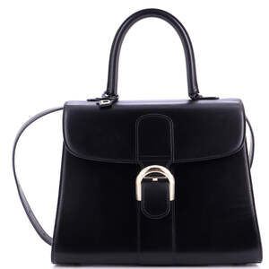 Delvaux MM Brillant Top Handle Bag Leather